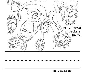 P Polly Parrot with letters & sentnc.jpg