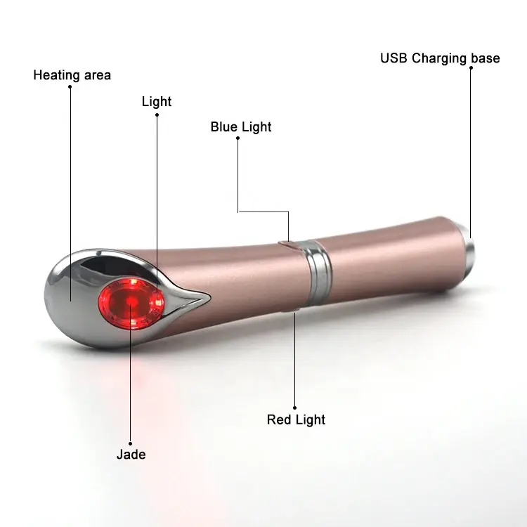 Thumbnail: Eye Massager Skincare Derma Roller Led Light Therapy