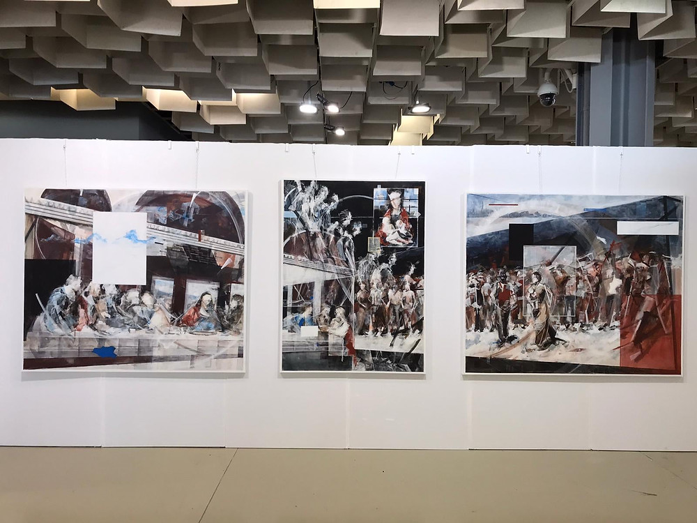 Drieluik Wessel Huisman Biennale Florence 2019