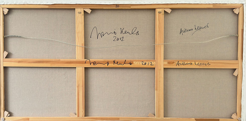 Thumbnail: Verso signatures by Hans Keuls