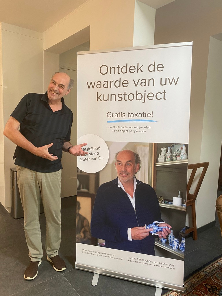 Blij met de banner voor de ANTIQfair!