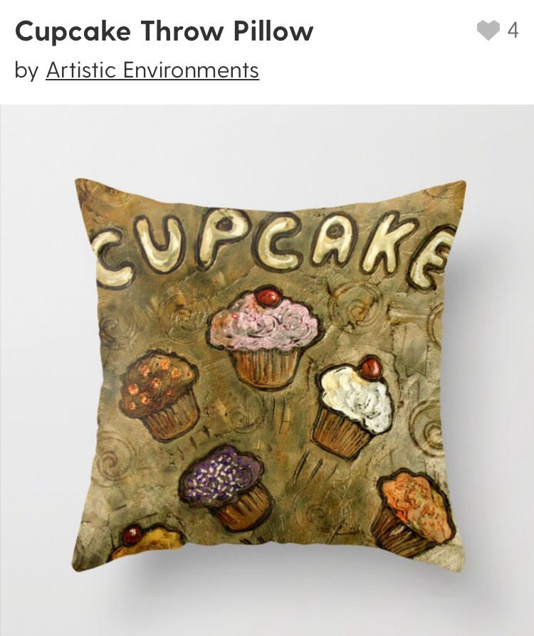 Thumbnail: CUPCAKE SOLD ** BUY PRINTS TOTES TRAYS AND MORE