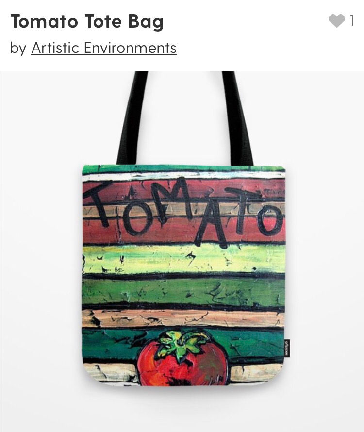 Thumbnail: TOMATO SOLD ** BUY PRINTS TOTES TRAYS AND MORE
