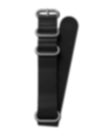 Bussora Retro Pilot Leather ZULU Strap Nero Opaco