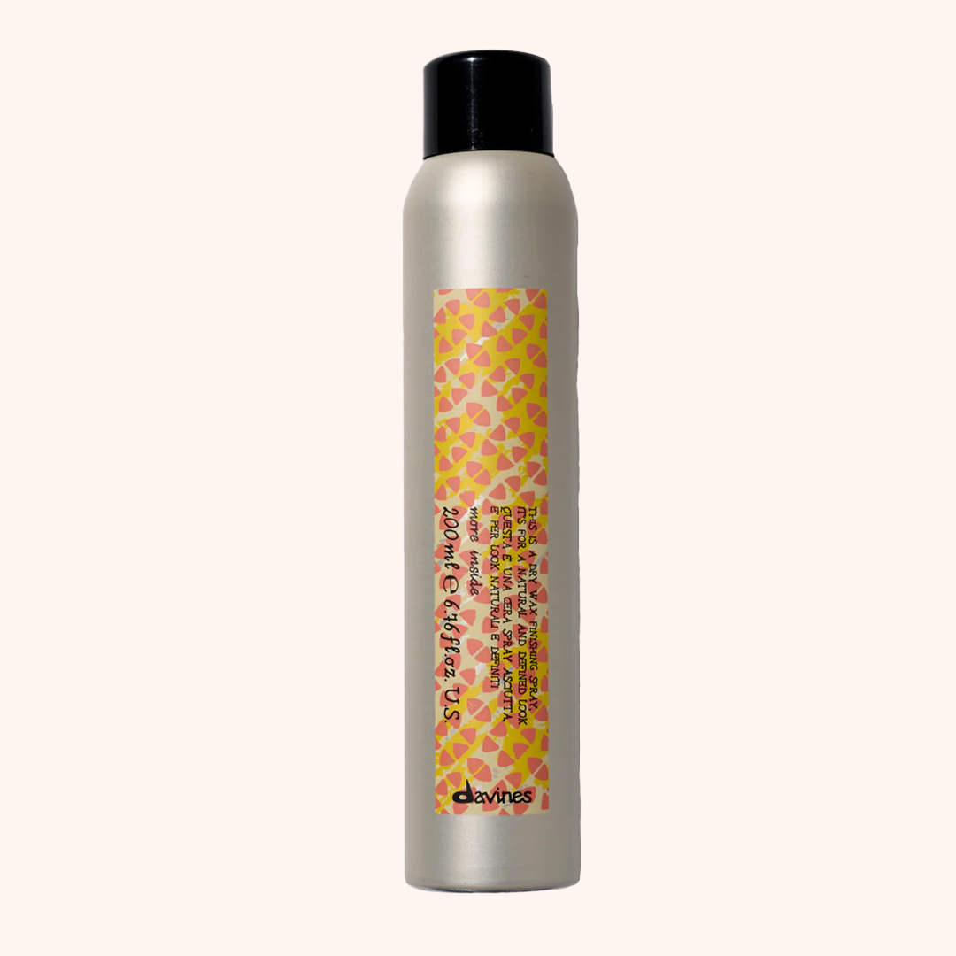 Dry wax finishing spray