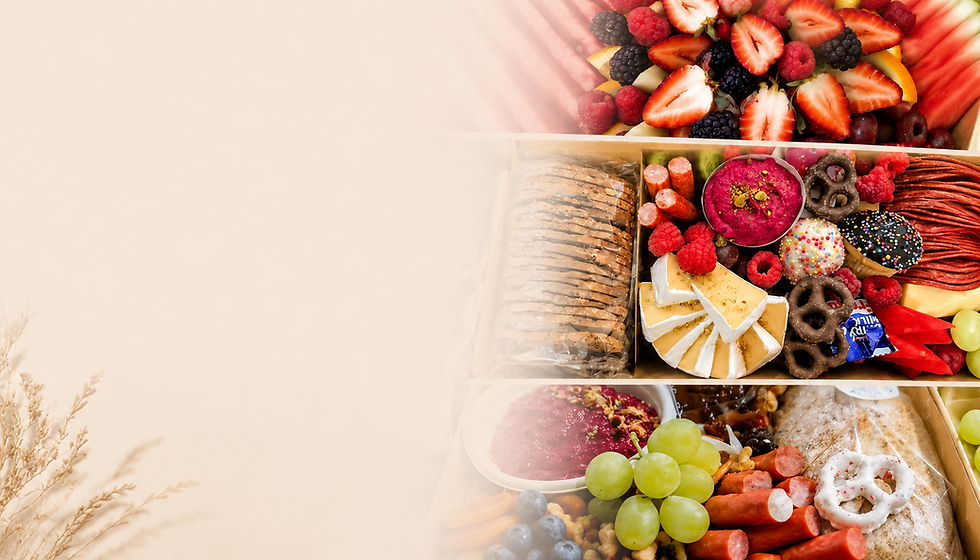 Grazin4670 grazing platter with fresh fruit, cheeses, crackers and charcuterie