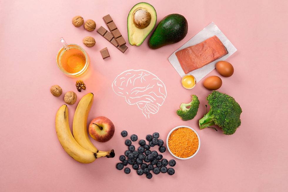 Vegetables and nuts promoting brain health nutrition part of Zenovira Health’s functional food approach in India.