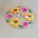 Sunflowers- Gin Glass - Hand Painted