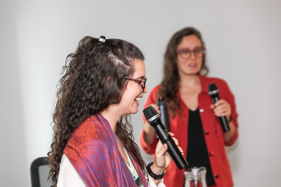 Facilitadoras Sté Crispino e Flávia Barbosa | Arquivo pessoal