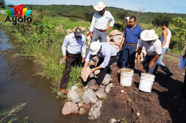 Arrancan obra de la rehabilitación del canal “Copal Redondo” en Jaloxtoc.