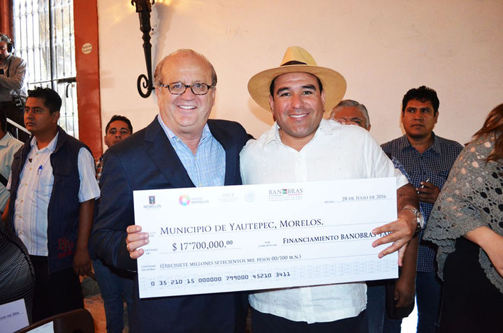 Yautepec beneficiado con los primeros créditos de Banobras-Fais