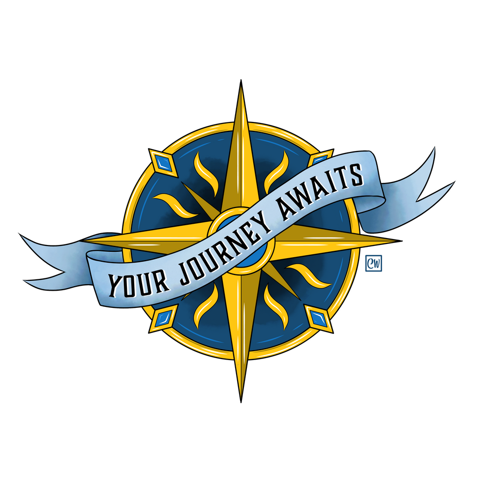 Compass Sticker - K2 Granite Crystal Affinity Membership Box