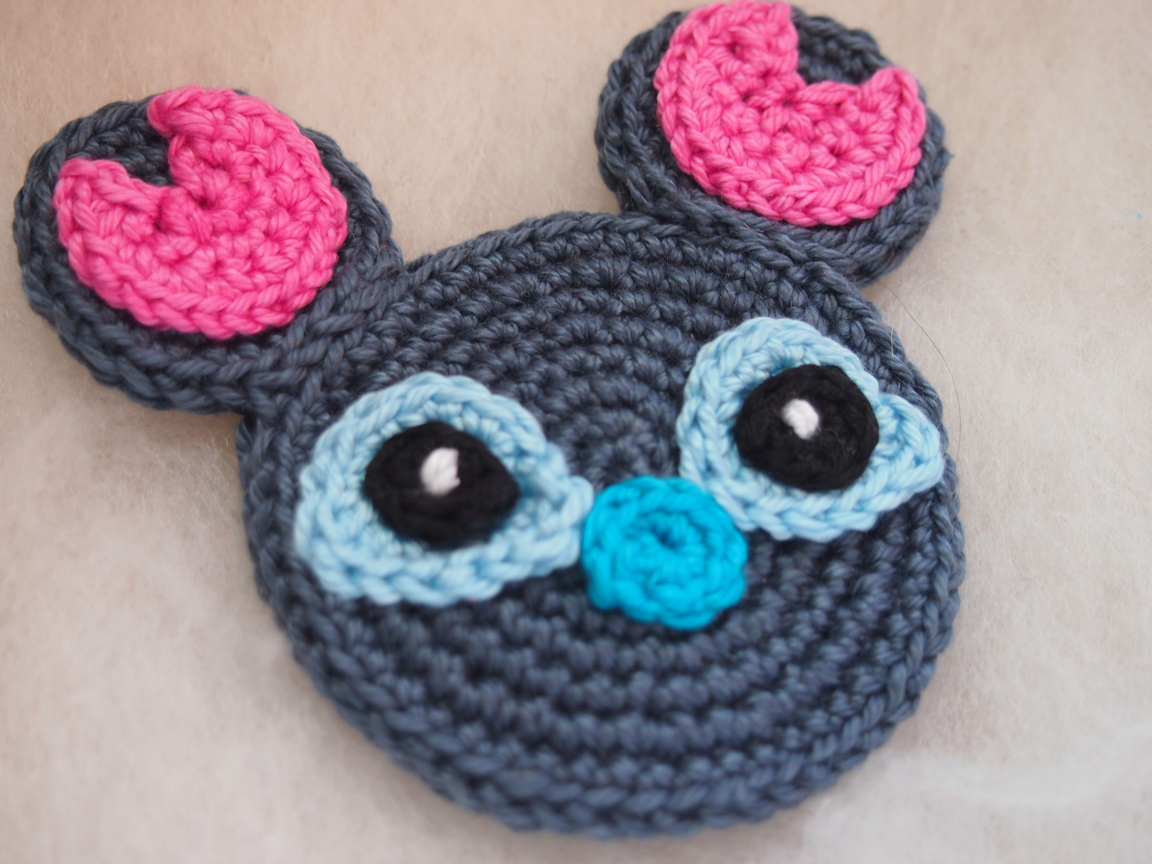 Stitch Mickey crochet pattern