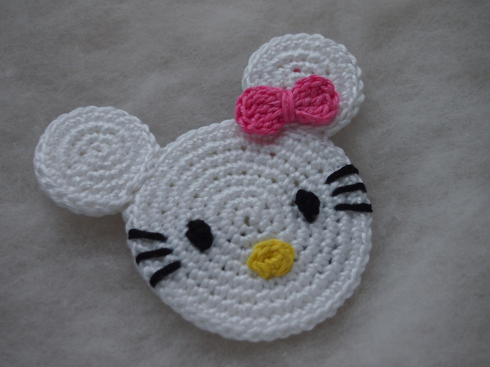Thumbnail: Hello Kitty Minnie crochet pattern