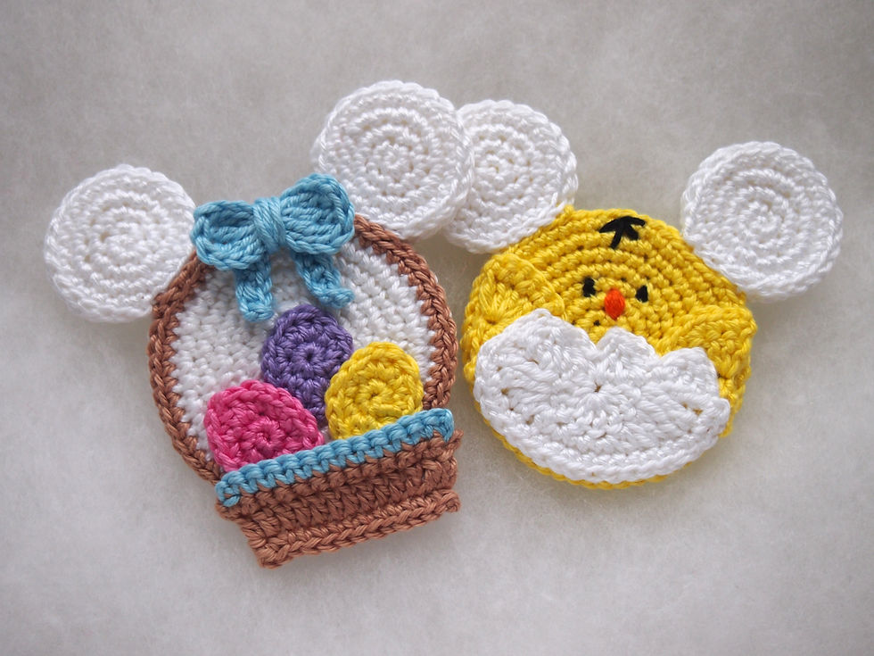 Thumbnail: Easter Chick, Basket, Bunny and Carrot Mouse crochet pattern