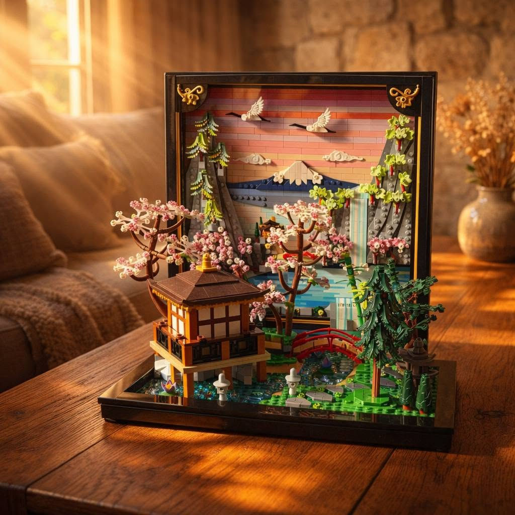 EXCLUSIVE | Vitrine pour combo LEGO® 31218 & 10315 (Non inclus)