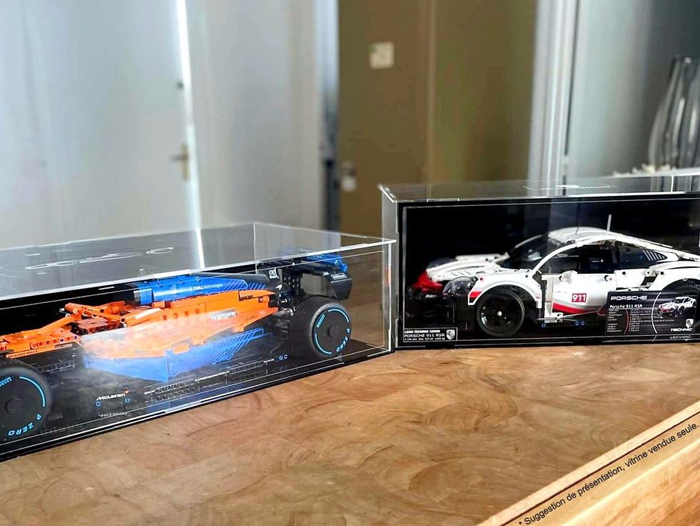 Miniature : Vitrine Plexiglas pour LEGO® 42096 Porsche 911RSR (non inclus)
