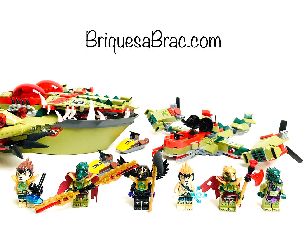 Thumbnail: LEGO ® LEGENDS OF CHIMA 70006 Le Croc Navire Cragger (Occasion)