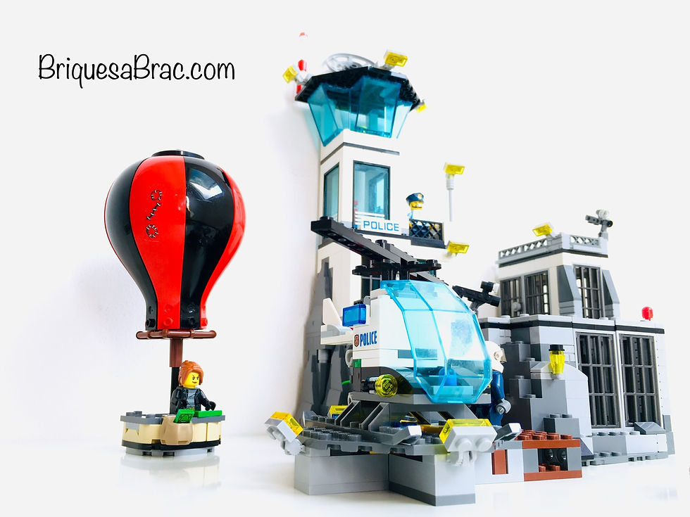 LEGO CITY 60130 La Prison en Haute Mer briquesabrac
