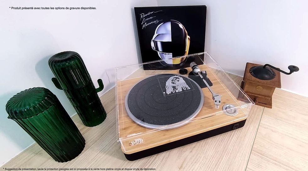 Capot Protection Plexiglas Platine Vinyle Marley Stir it Up /Marley