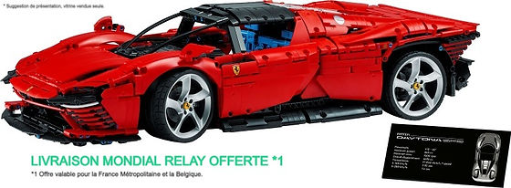 Acryl Vitrine für Lego 42143 Ferrari Daytona SP3 Acryl Vitrine für Lego 42143 Ferrari Daytona SP3