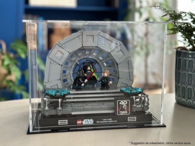 Miniature : Vitrine Plexiglas pour LEGO® 75352 la salle du trône de l’Empereur (non inclus)