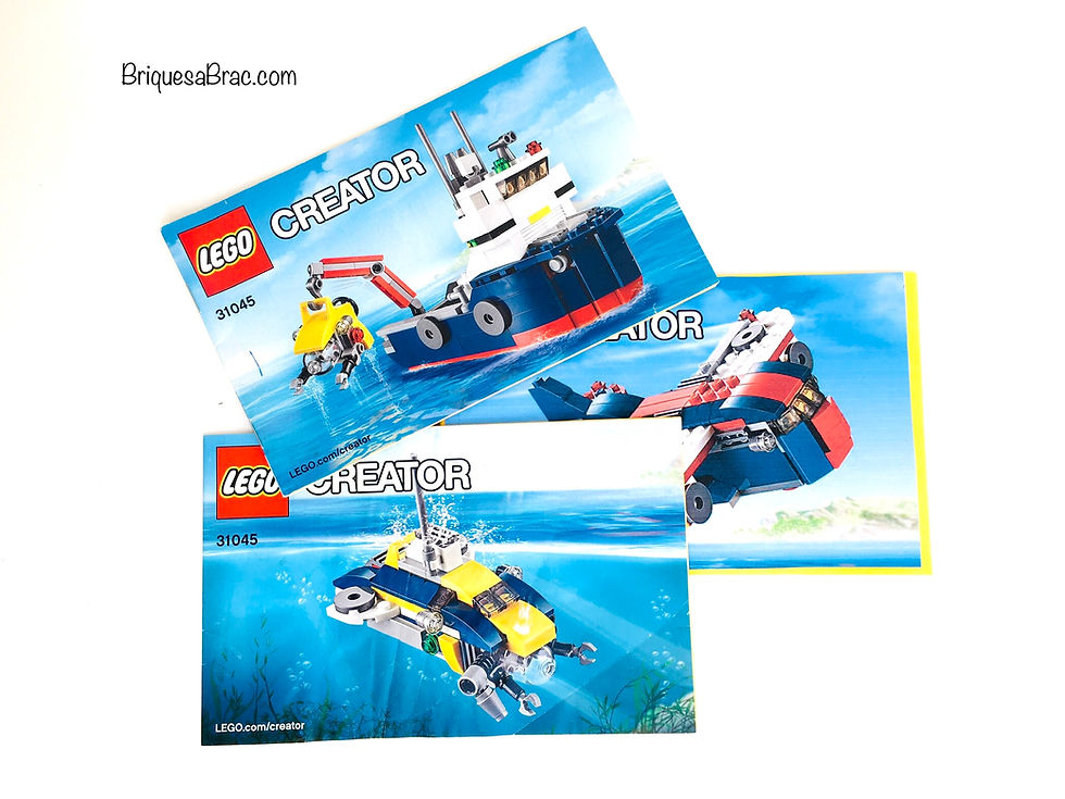 Thumbnail: LEGO ® CREATOR 31045 L'explorateur des Océans (Occasion)