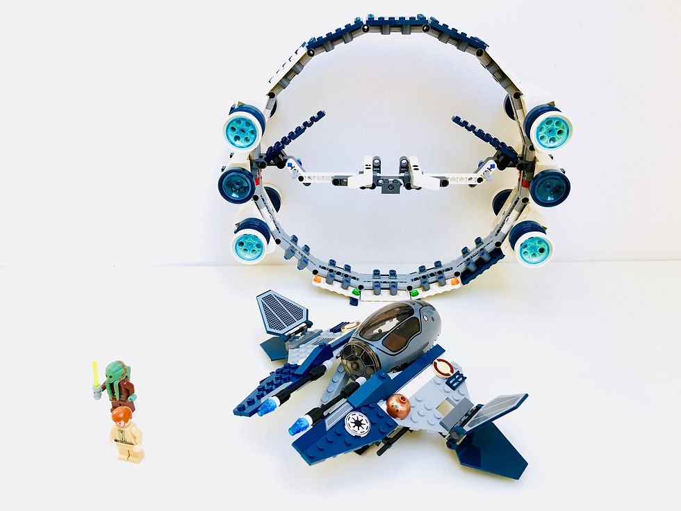 Miniaturbild: LEGO@ 7661  Jedi Starfighter with Hyperdrive Booster Ring