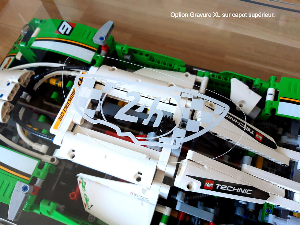 Thumbnail: Vitrine Plexiglas pour LEGO® Technic 42039 24 Hours Race Car (non inclus)