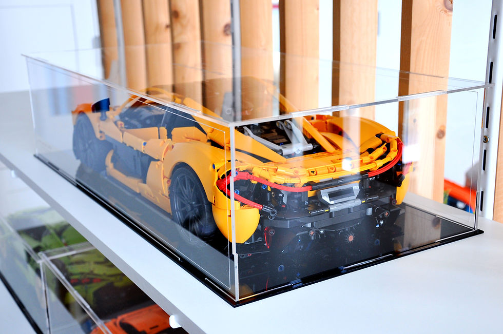 Miniature : Vitrine Plexiglas pour LEGO® TECHNIC 42232 Koenigsegg Sadair's Spear (non incl)