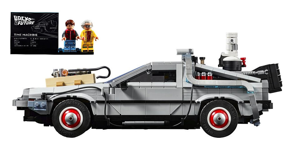 Miniature : EXCLUSIVE 100ex | Vitrine Plexiglas pour LEGO® 10300 Time Machine (non inclus)