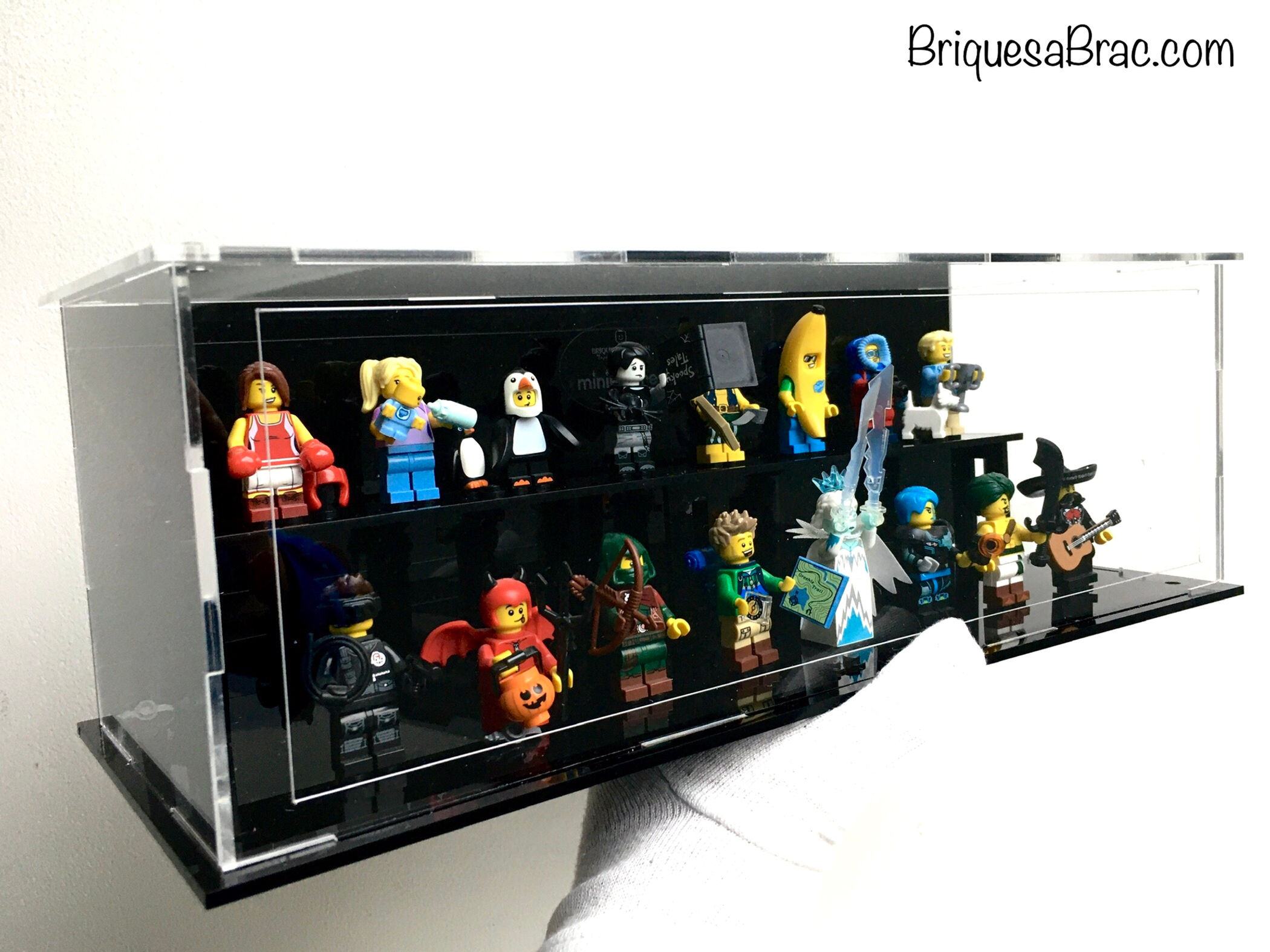 Vitrine Plexiglas pour Series Minifigures x22 Figs (Non incluses)