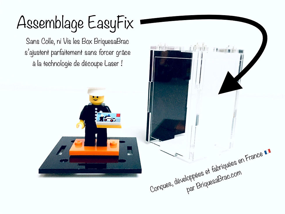 Thumbnail: Vitrine Plexiglas BriquesaBoX MinifiG ONE