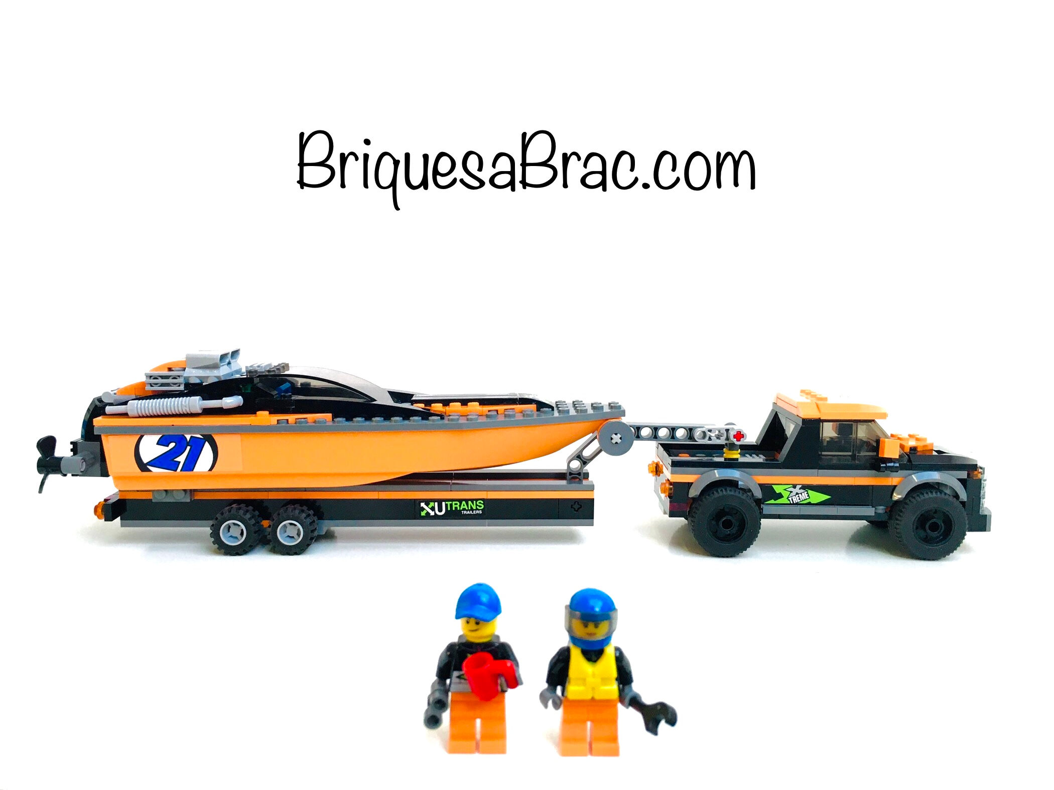 LEGO ® CITY 60085 Le 4x4 et son hors-bord (Occasion)