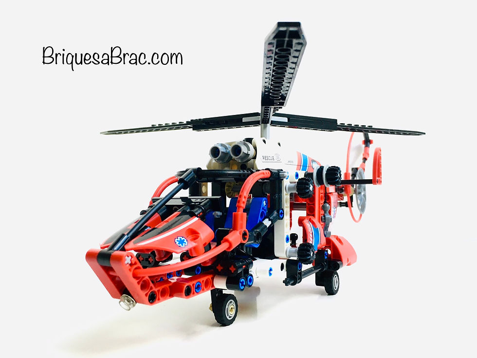 Miniature : LEGO ® TECHNIC 8068 Hélicoptère de secours
