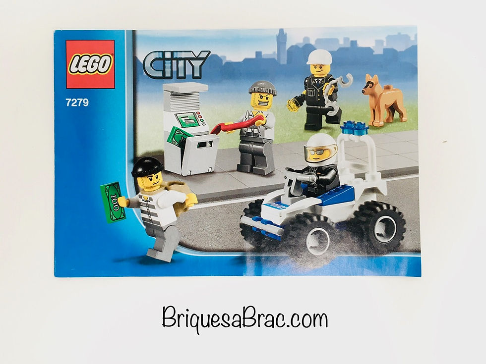 Miniature : LEGO ® CITY 7279 Le Braquage du distributeur de billets de banque (Occasion)