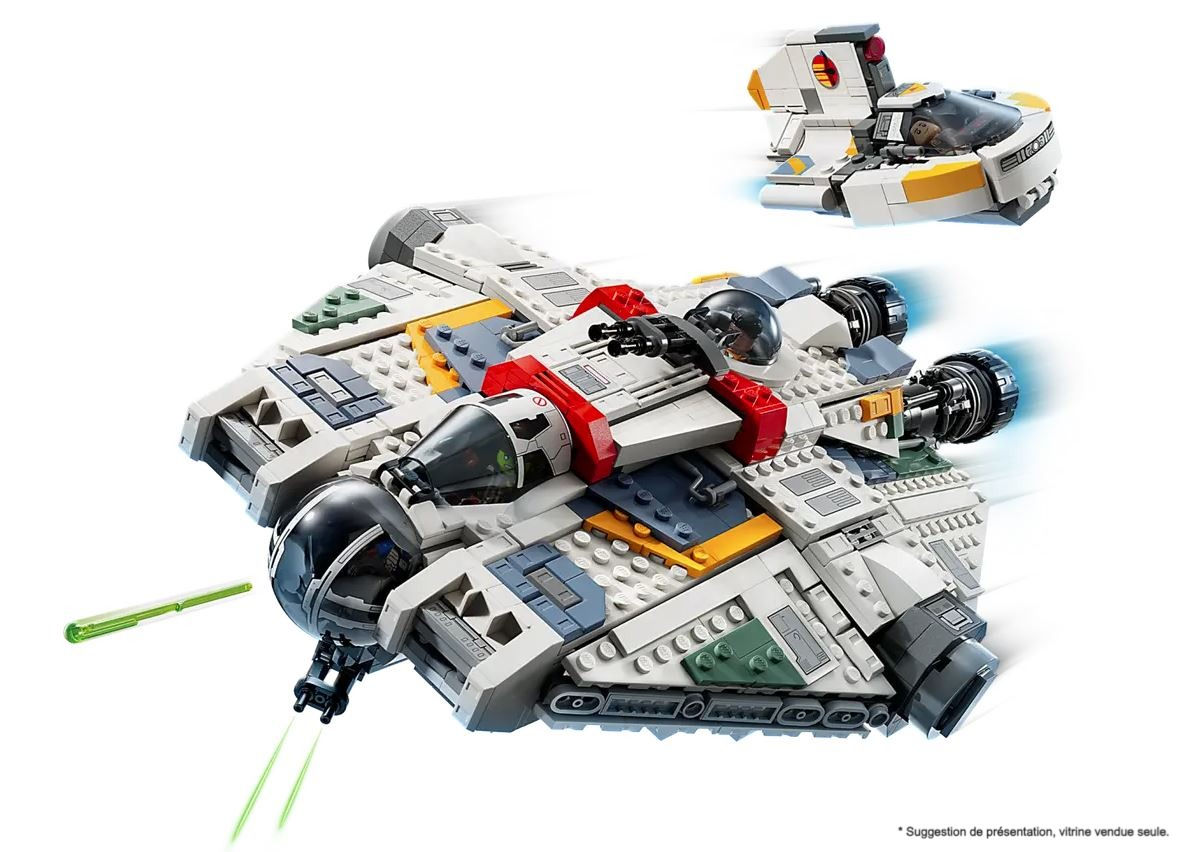 Vitrine Plexiglas pour LEGO® Star Wars 75357 Ghost et Phantom II (non inclus)