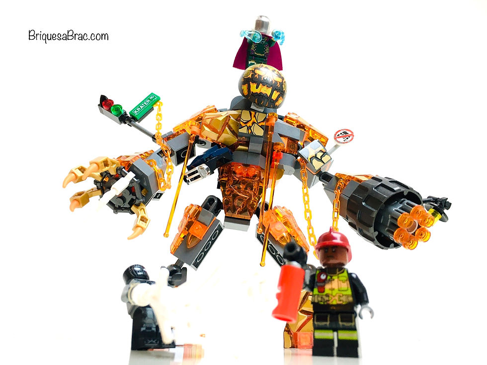 Thumbnail: LEGO ® SPIDER MAN 76128 La Bataille de l'homme de métal (Occasion)