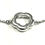 Thumbnail: Sterling Silver 925 Single Collagare Link Bracelet 7"