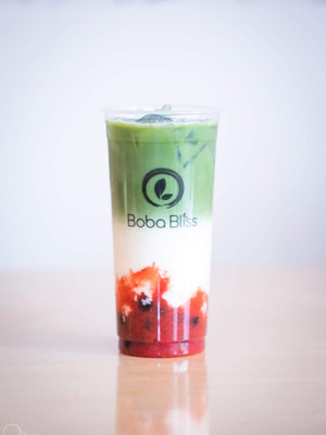 Strawberry Matcha Latte