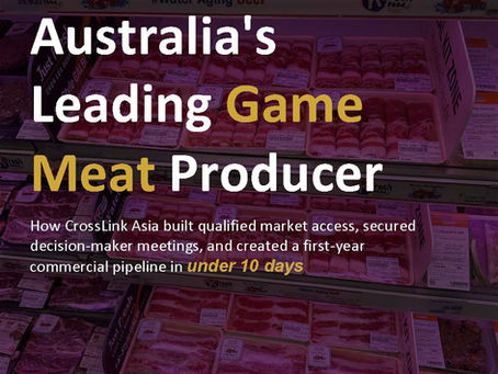 How CrossLink Asia Built Market Traction in Vietnam for Australia's Leading Game Meat Producer in 10 Days
