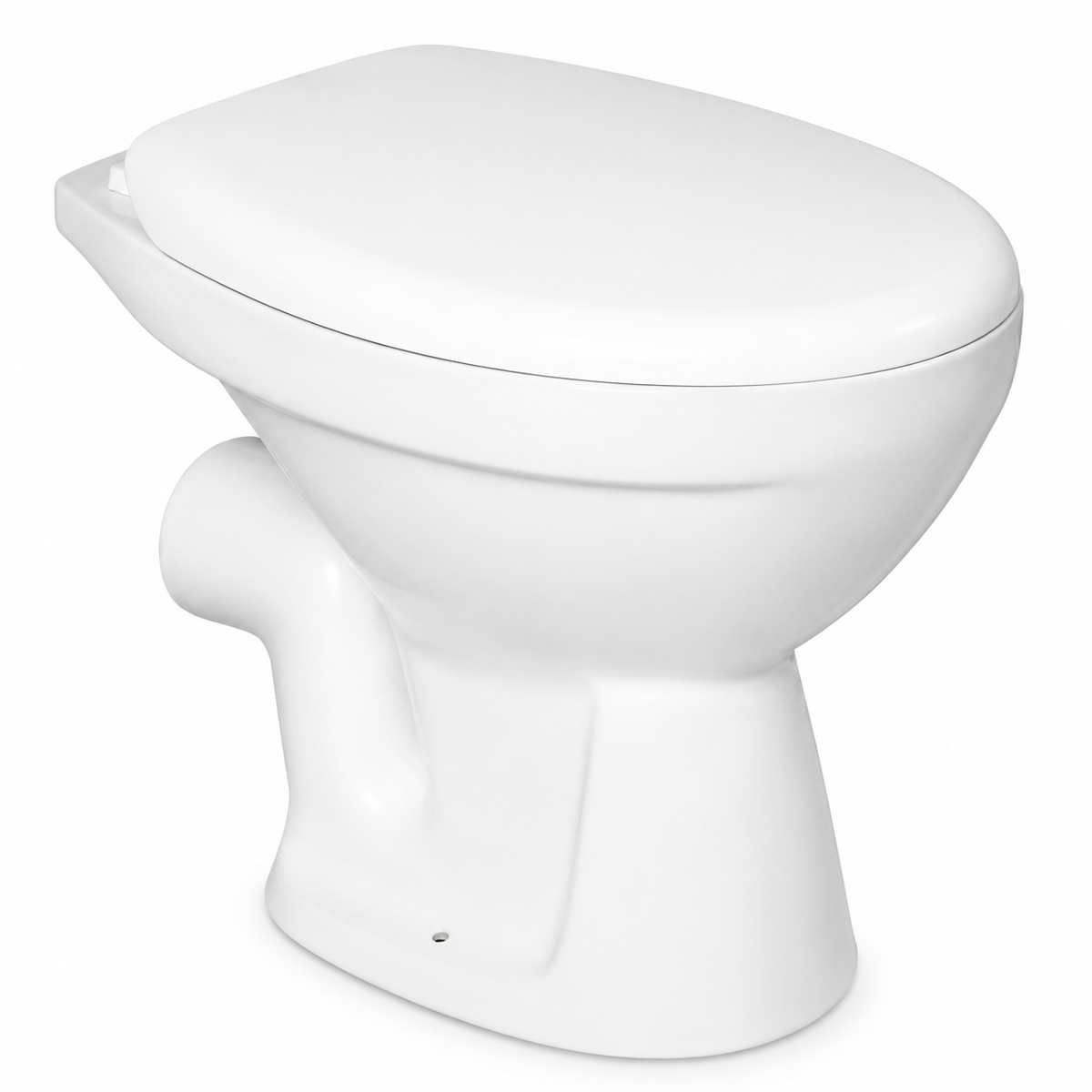 WC Dyshemeje me Dalje Anësore P-Trap dhe Kapak Soft Close I Hidrosanitare