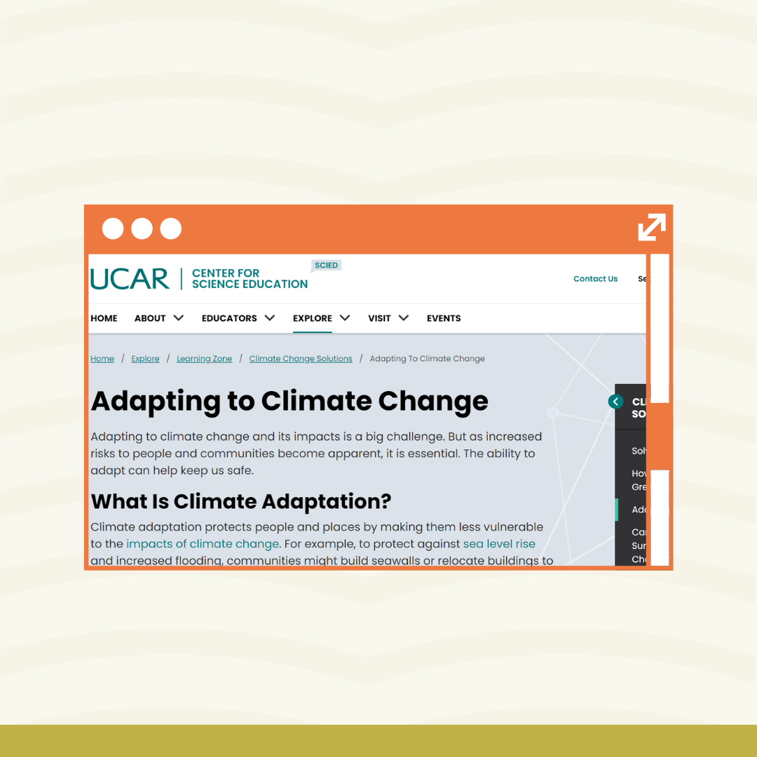 Adapting‌ ‌to‌ ‌Climate‌ ‌Change‌