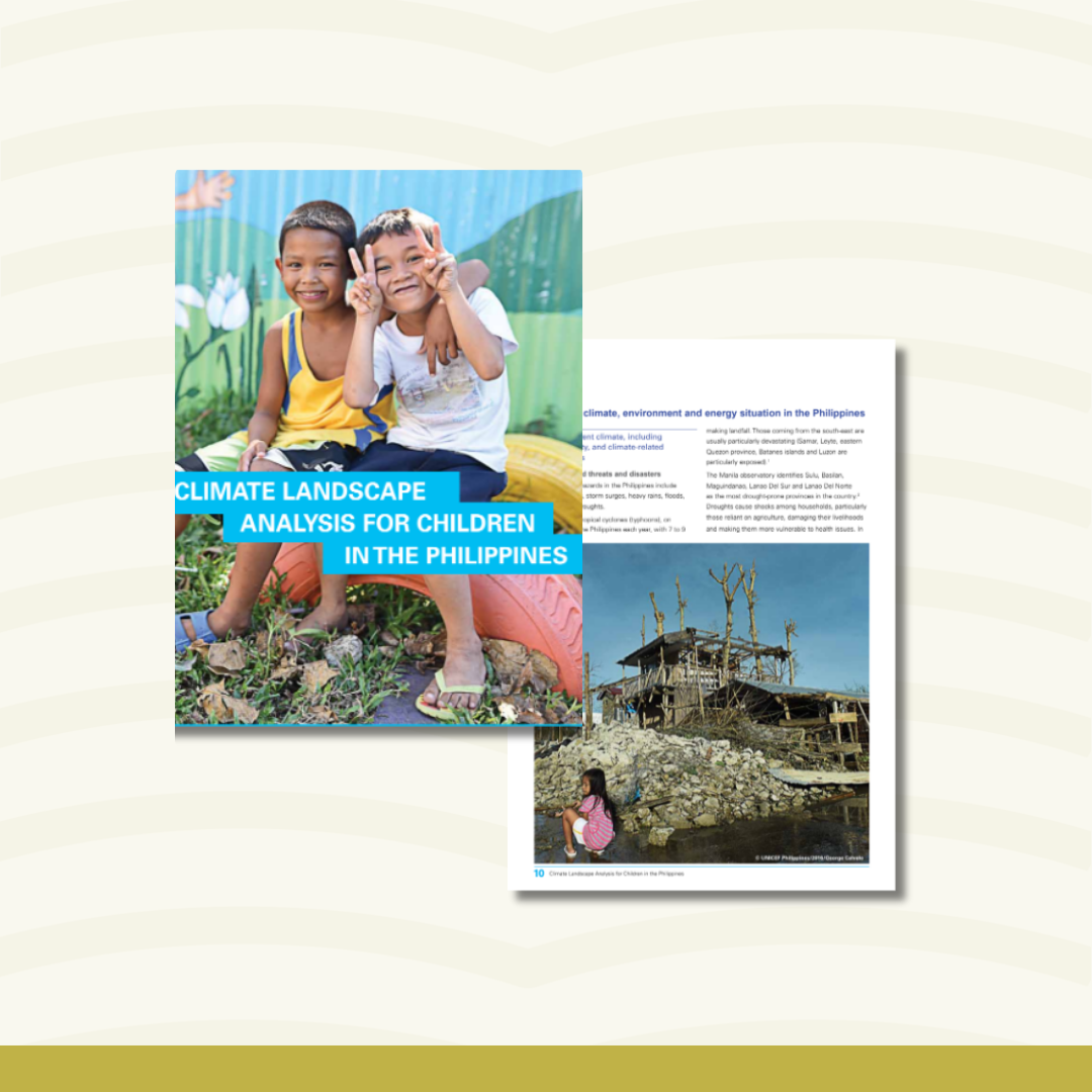 Climate Analysis Landscape for Children in the Philippines