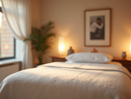 Professional guide titled "The Ultimate Guide to Finding the Best Massage Therapist in Edinburgh," highlighting expert insights.
