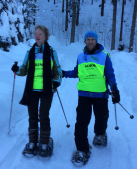 Wandelen met sneeuwschoenen