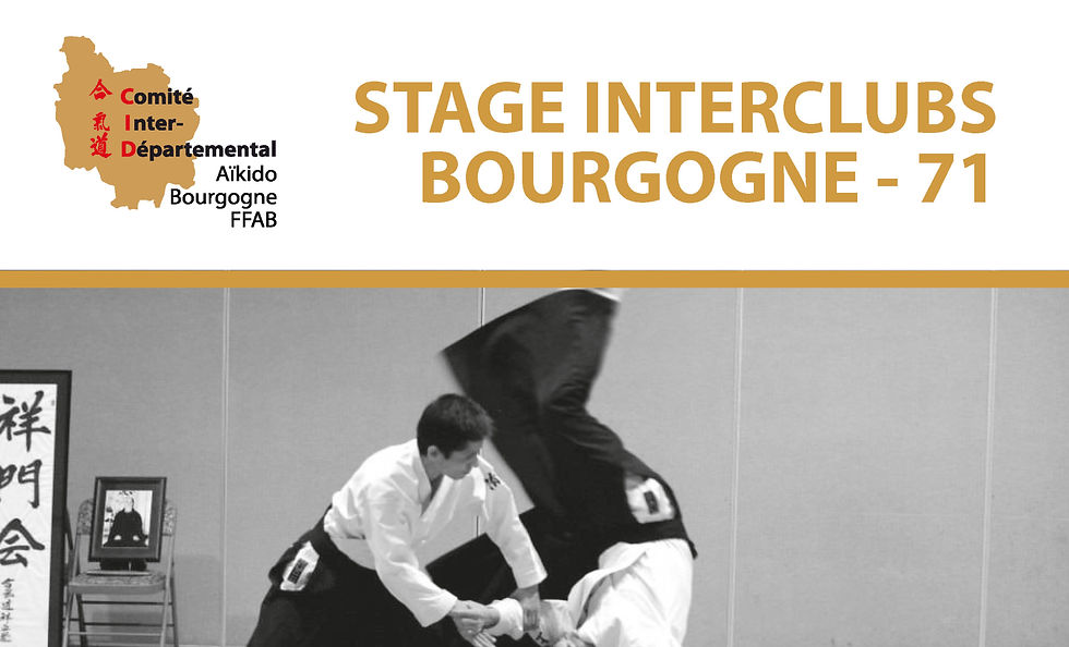 Stage interclubs Bourgogne 71 le 2 novembre au Creusot