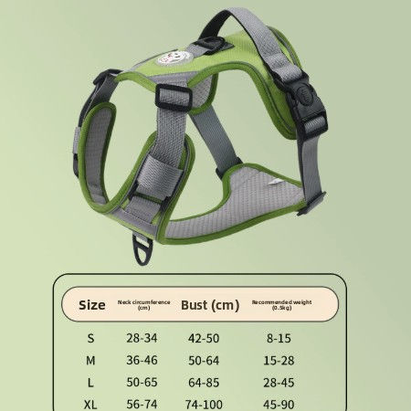 Thumbnail: TheBellyRubClub- Large Dog Harness Anti-Pull Vest Breathable Pet Supplies