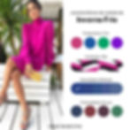 características da paleta de cores inverno frio