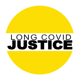 Yellow Long COVID Justice Logo